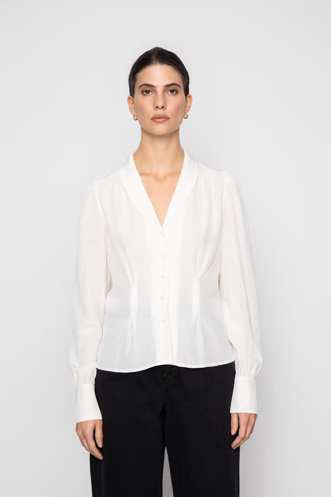 Ylva Blouse Cream | Skjorter og bluser | Smuk - Dameklær på nett