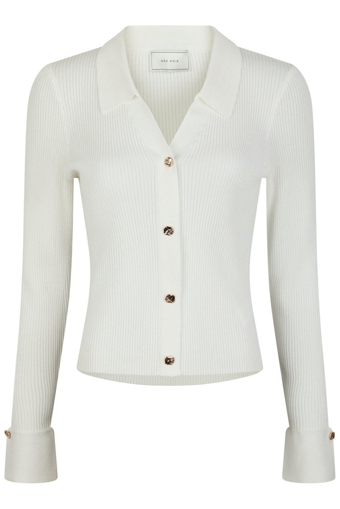 Ylvie Knit Blouse Off White | Genser | Smuk - Dameklær på nett