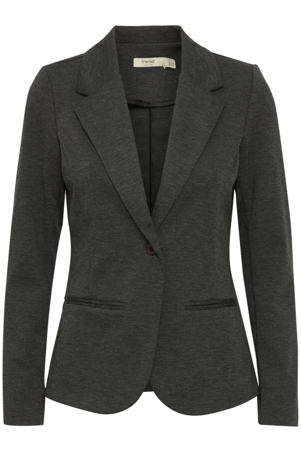 Zablazer 2 Blazer Charcoal Melange | Blazer | Smuk - Dameklær på nett