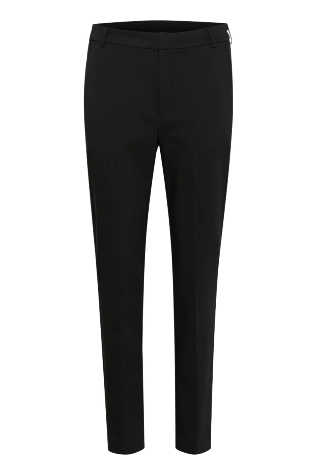 Zellaiw Flat Long Beltloops Black | Bukser | Smuk - Dameklær på nett