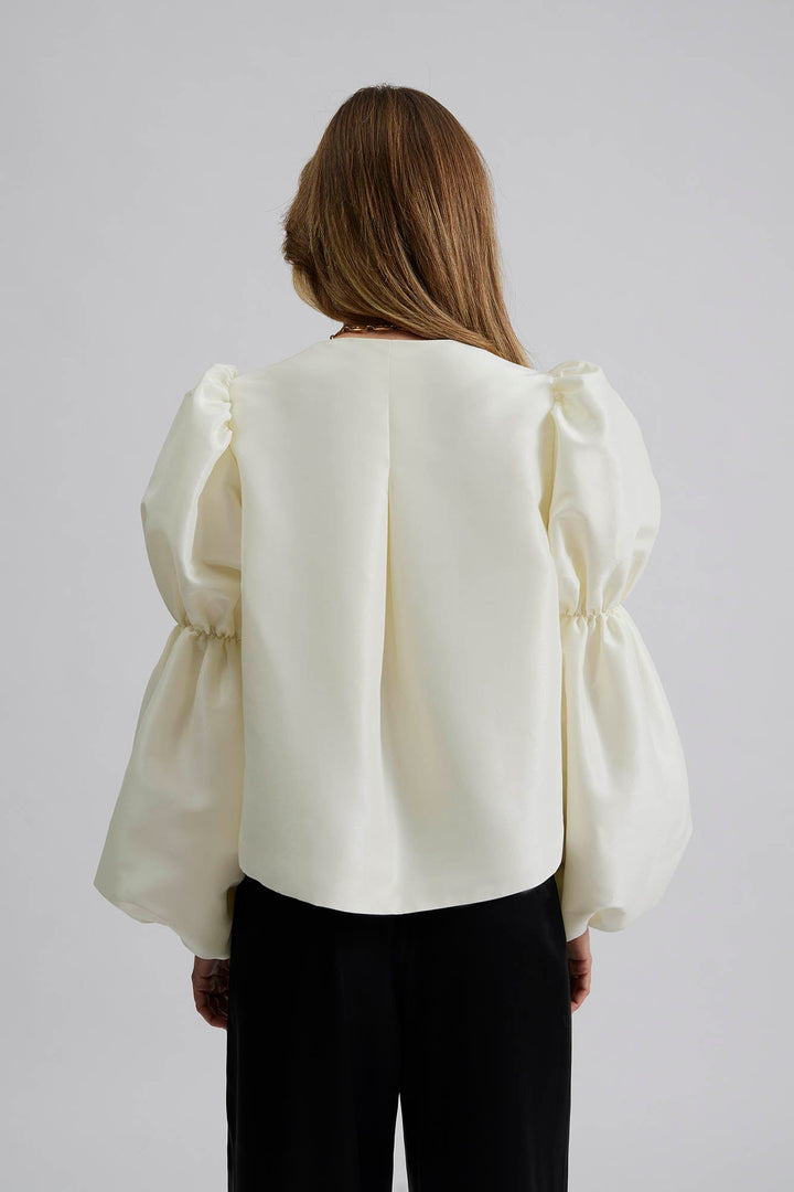 Zoey Blouse Vanilla | Skjorter og bluser | Smuk - Dameklær på nett