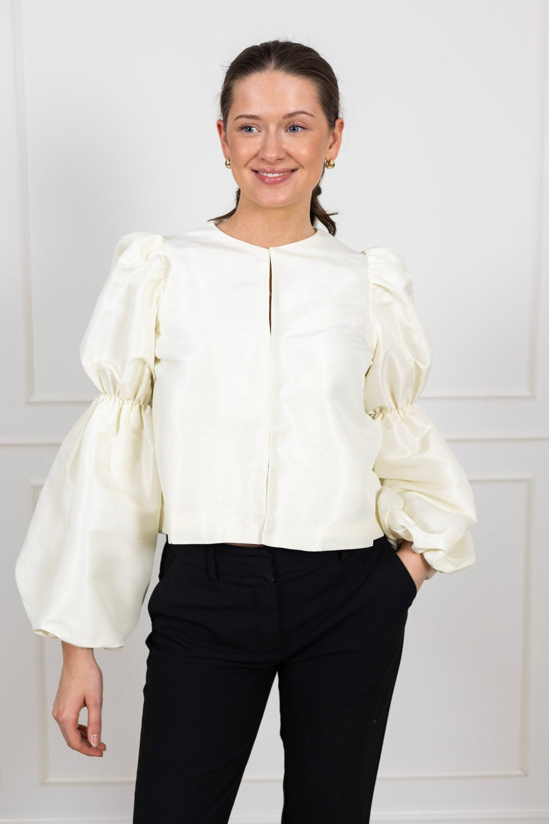 Zoey Blouse Vanilla | Skjorter og bluser | Smuk - Dameklær på nett