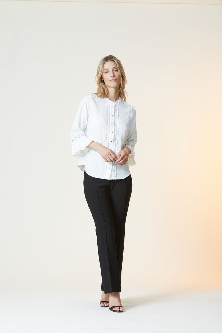 Arabella shirt Offwhite | Skjorter og bluser | Smuk - Dameklær på nett