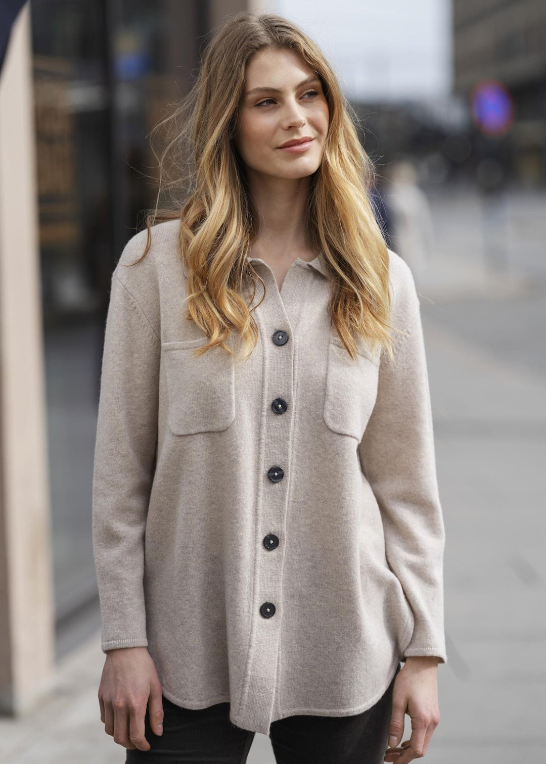 Beige Vanessa Cardigan | Genser | Smuk - Dameklær på nett