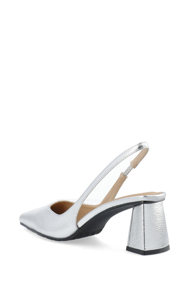 Biamaralyn Sling Back Metallic Silver | Sko | Smuk - Dameklær på nett