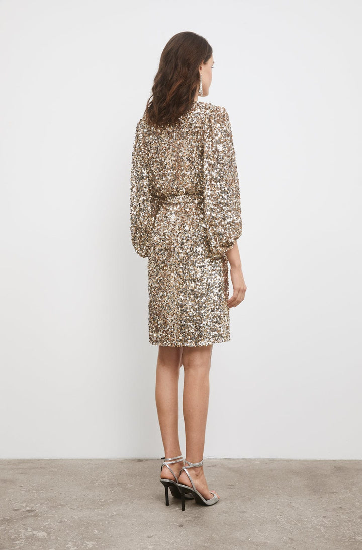 Bianca Sequin Dress Champagne | Kjoler | Smuk - Dameklær på nett