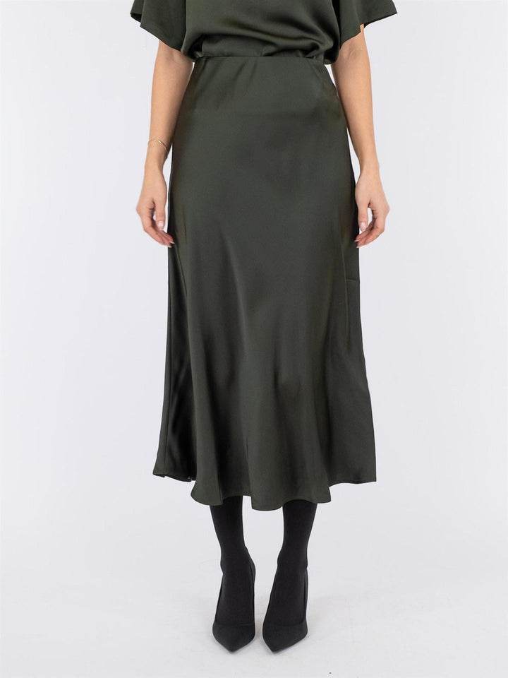 Bovary Skirt Dark Green | Skjørt | Smuk - Dameklær på nett