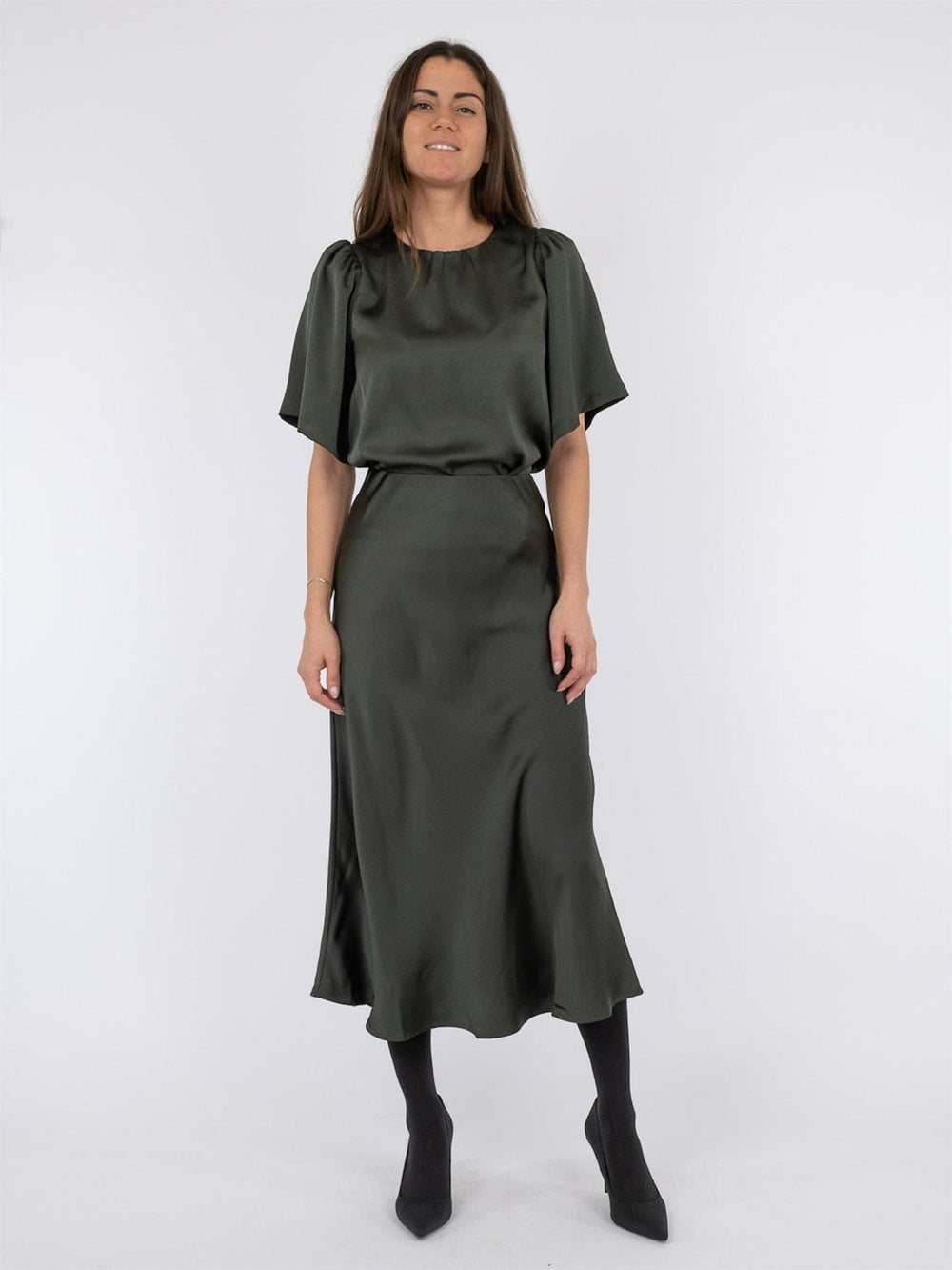 Bovary Skirt Dark Green | Skjørt | Smuk - Dameklær på nett