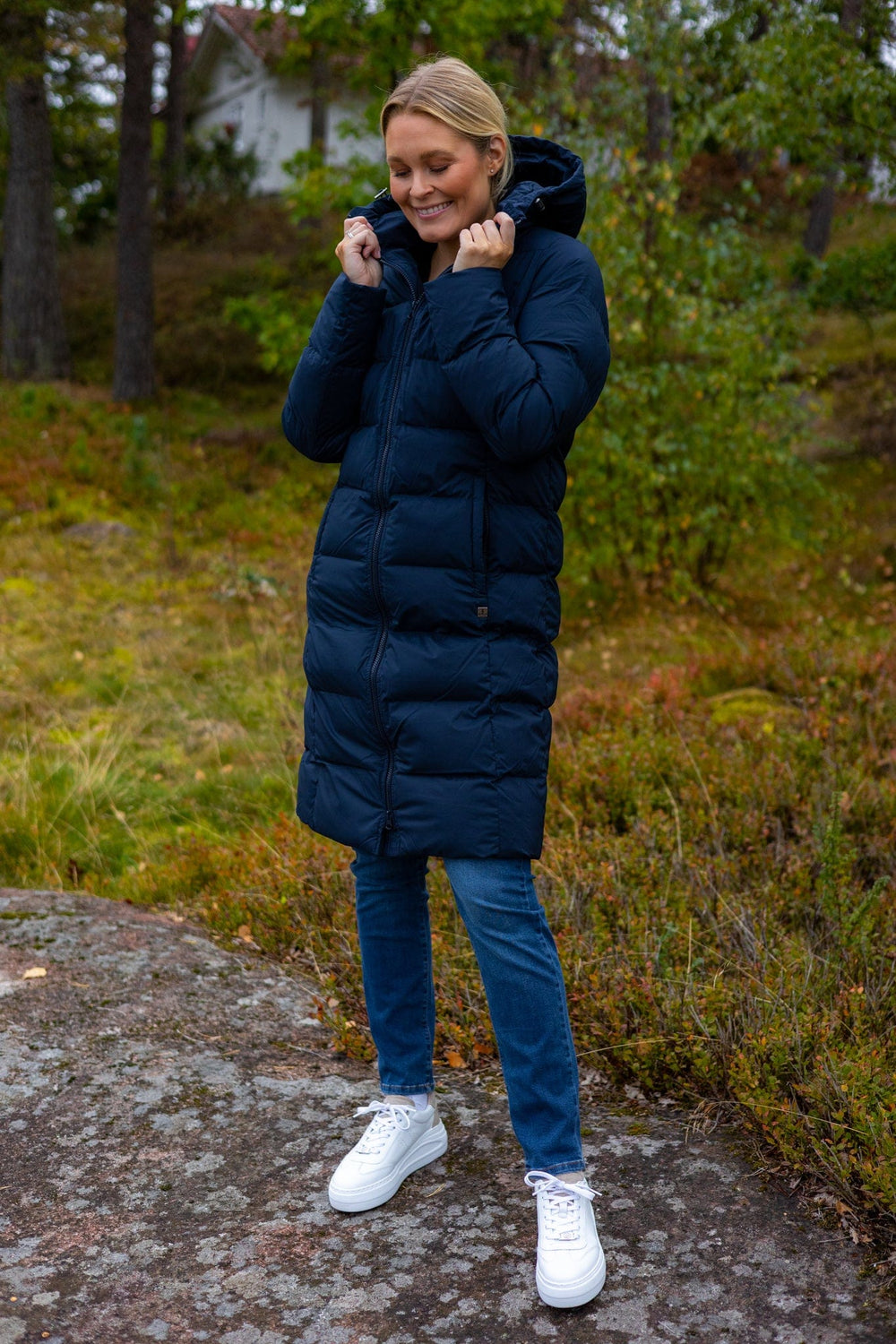 Calina Jacket Navy | Yttertøy | Smuk - Dameklær på nett