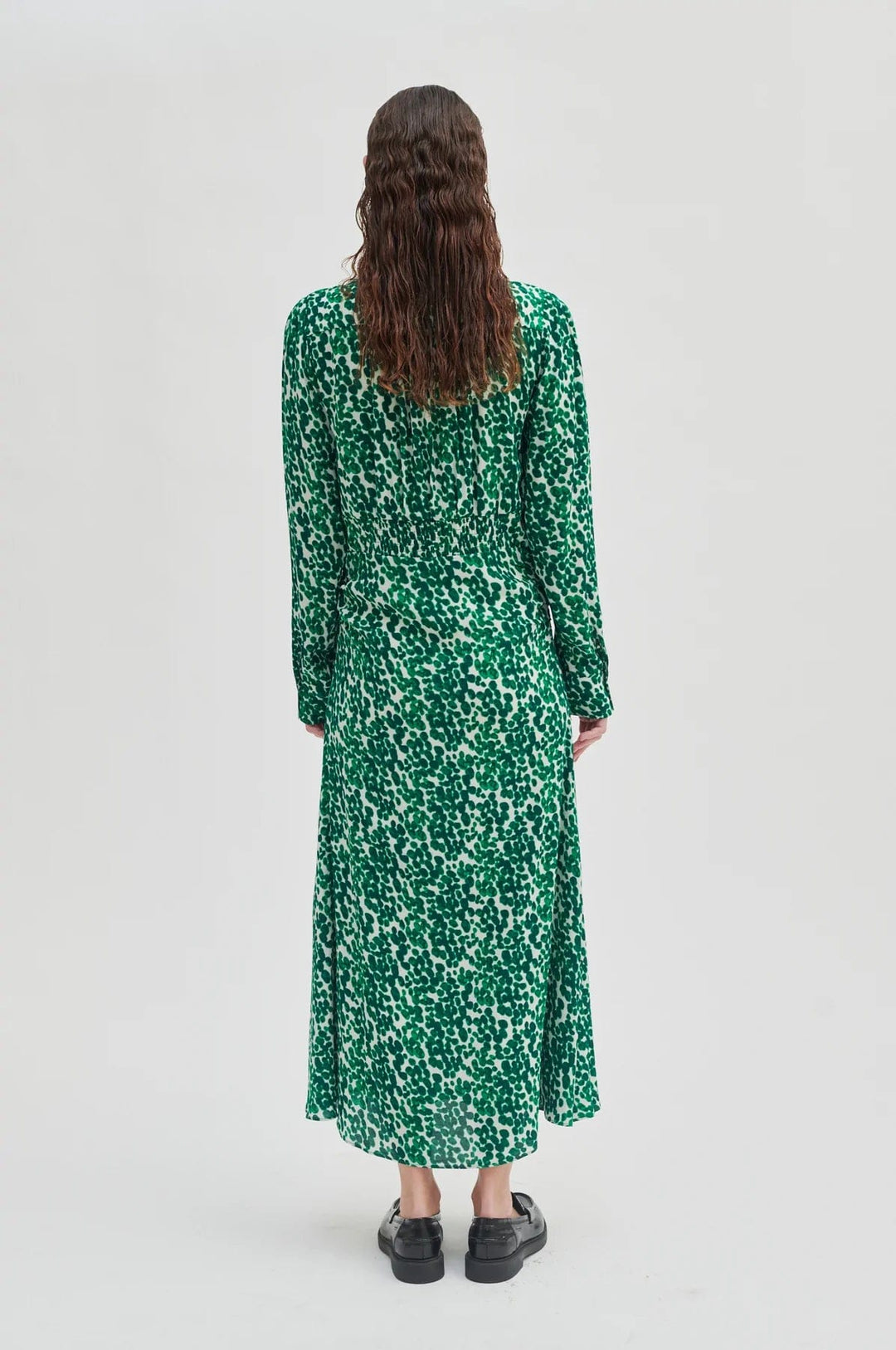 Clover Dress Green Tambourine | Kjoler | Smuk - Dameklær på nett