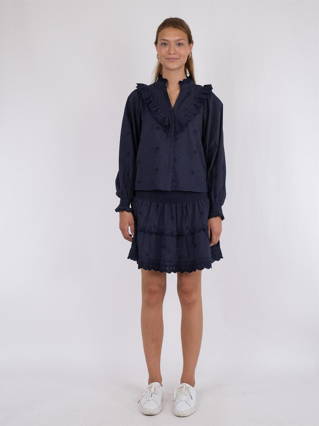 Degas Blouse Navy | Skjorter og bluser | Smuk - Dameklær på nett