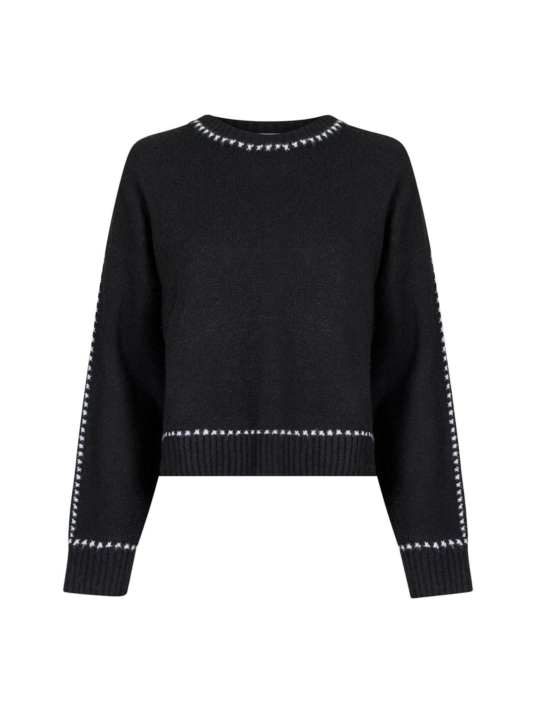 Detri Knit Blouse Black | Genser | Smuk - Dameklær på nett