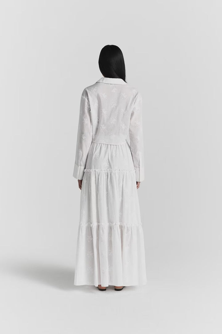 Gale Skirt White | Skjørt | Smuk - Dameklær på nett