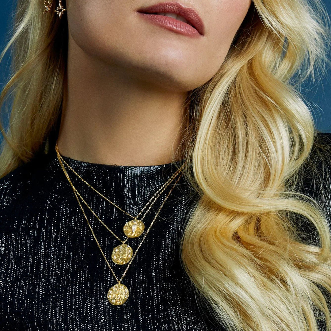 Gemini Zodiac Necklace Pale Gold | Accessories | Smuk - Dameklær på nett