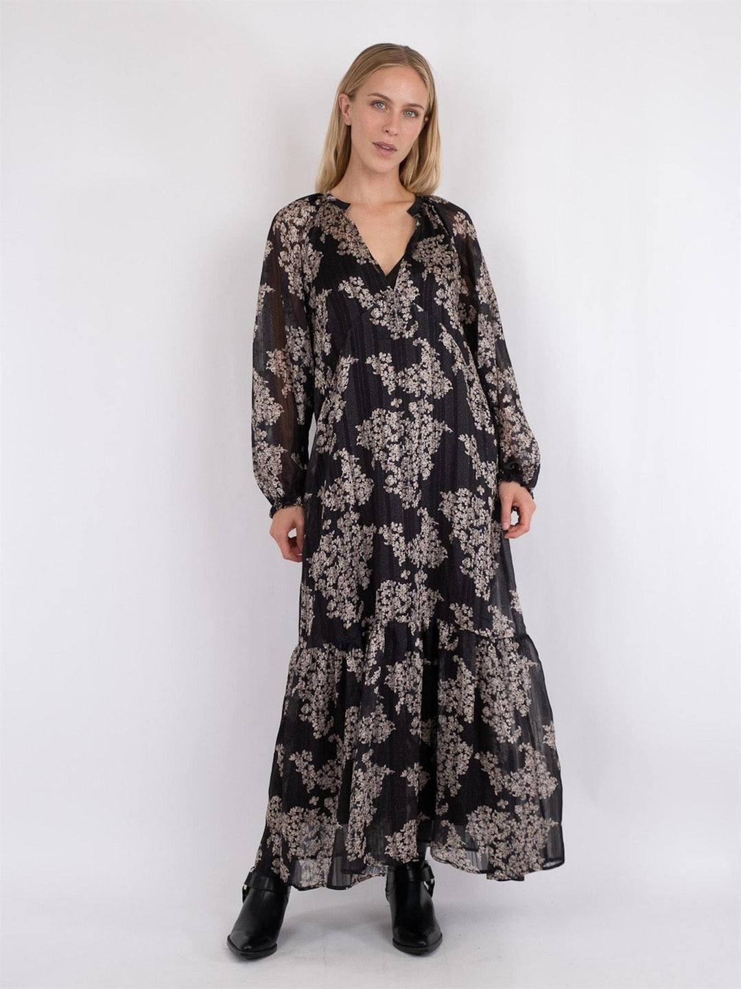 Hallas Elderflower Dress Black | Kjoler | Smuk - Dameklær på nett