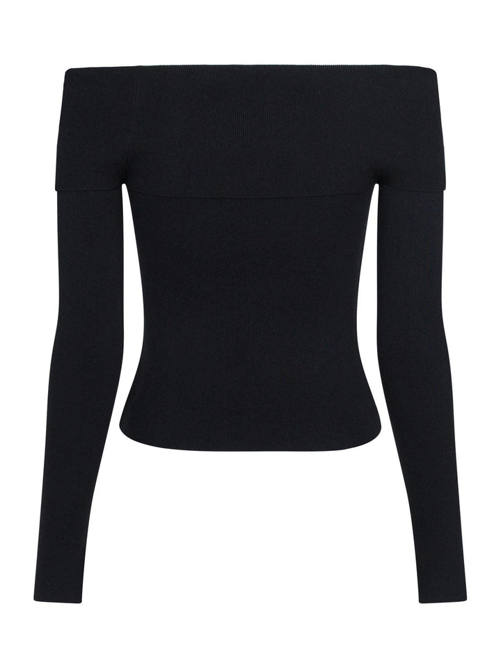 Jessy Knit Blouse Black | Genser | Smuk - Dameklær på nett