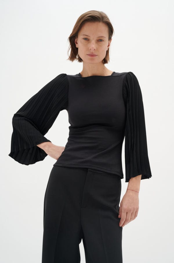 Junoiw Blouse Black | Skjorter og bluser | Smuk - Dameklær på nett