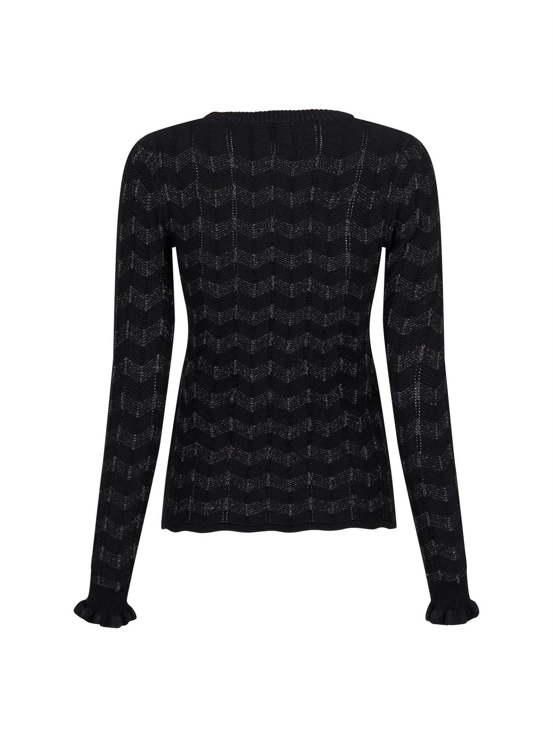 Nelle Glitter Knit Blouse Black | Genser | Smuk - Dameklær på nett