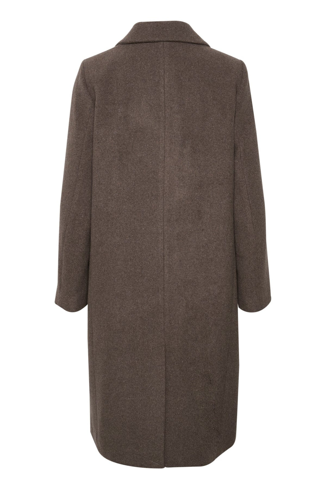 Perryiw Classic Coat Mocha Grey Melange | Yttertøy | Smuk - Dameklær på nett