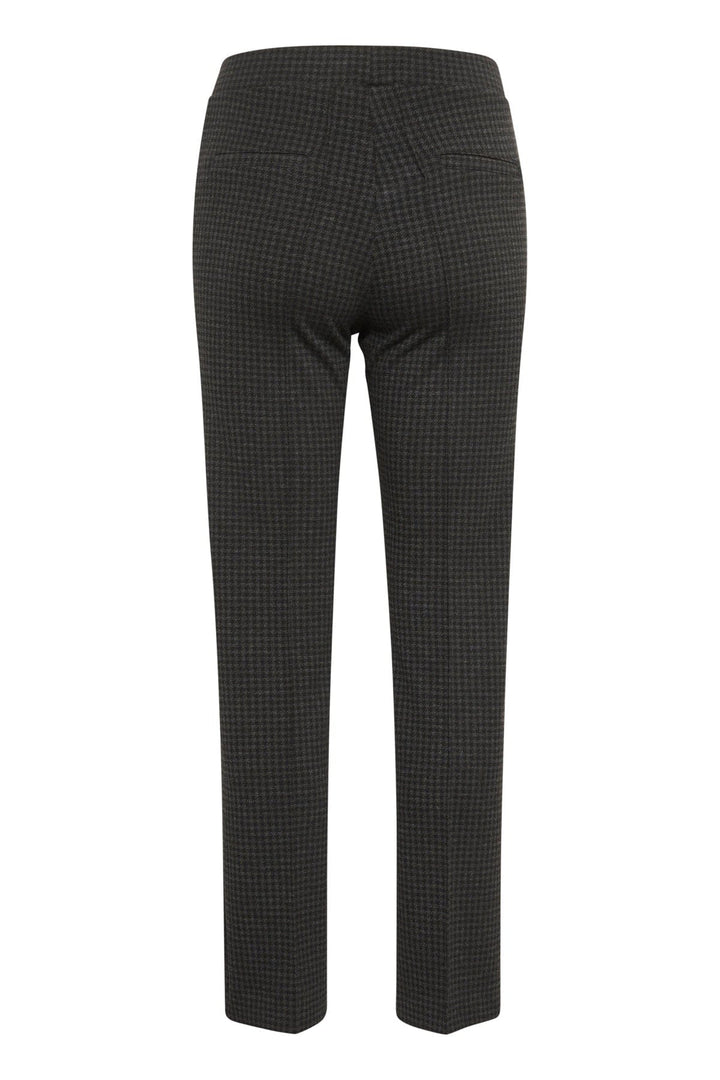 Pontaspw Pants Dark Grey Check | Bukser | Smuk - Dameklær på nett