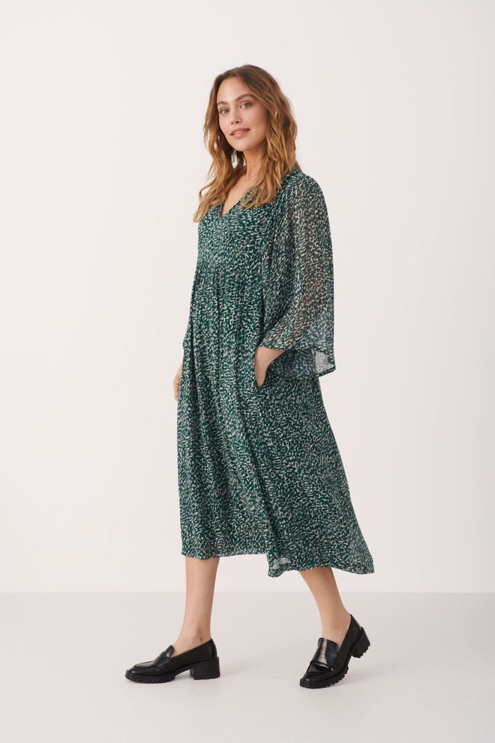 Raimapw Dress Green Granite Print | Kjoler | Smuk - Dameklær på nett