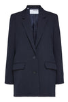 Rita Ls Relaxed Blazer Dark Sapphire Melange