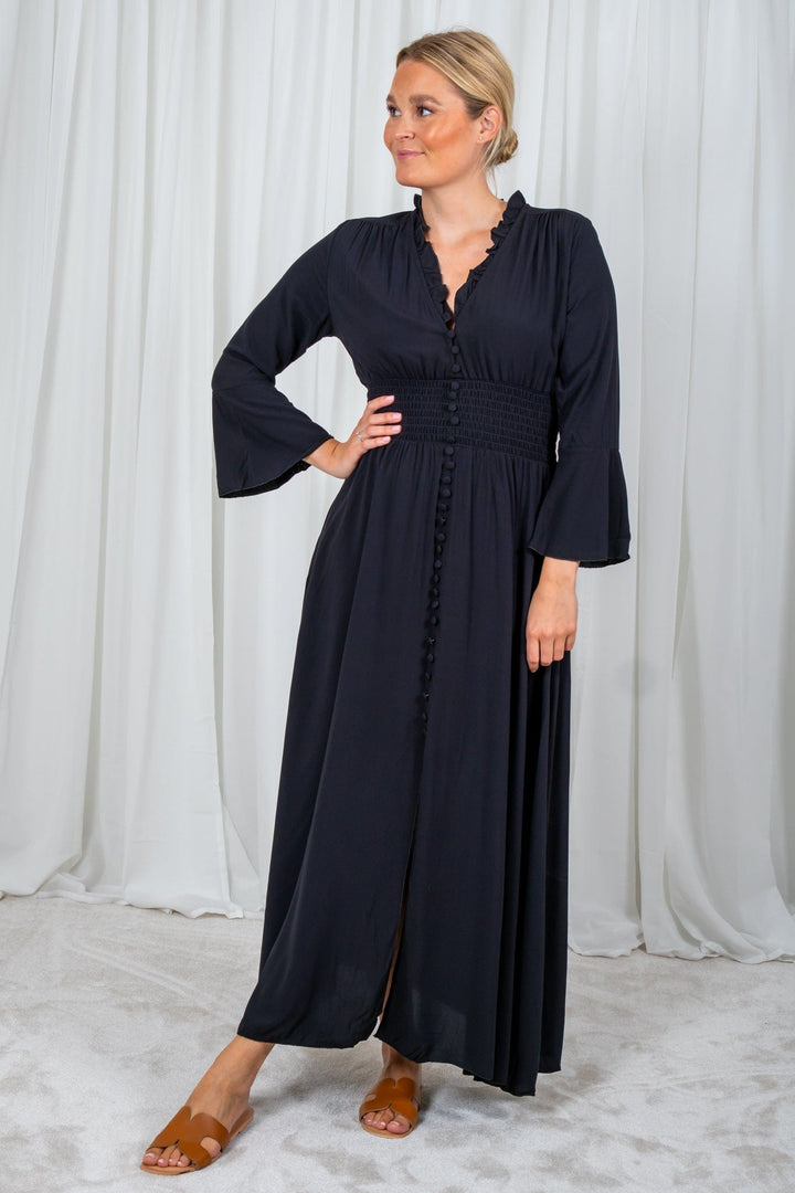 Sally Long Dress Black | Kjoler | Smuk - Dameklær på nett