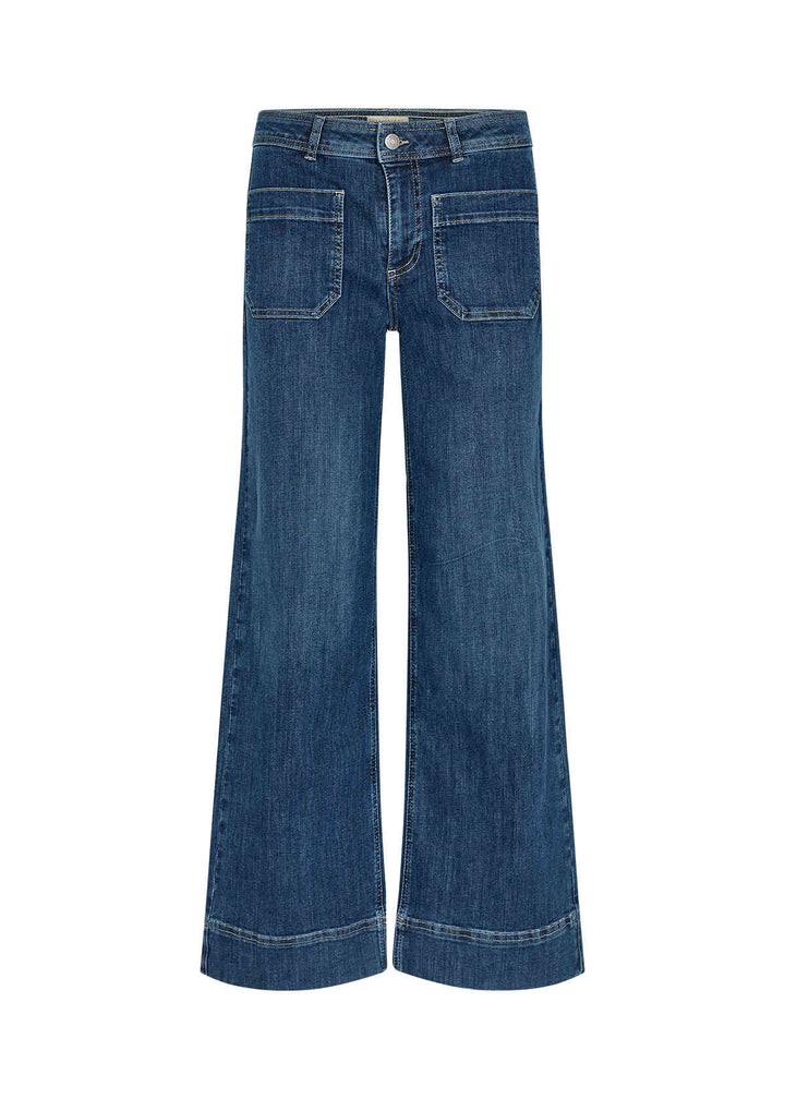 Sc-Kimberly 21-B dark blue denim | Bukser | Smuk - Dameklær på nett