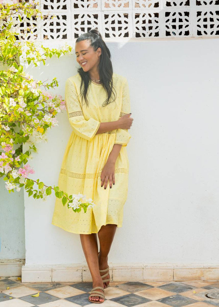 Siesta Dress Lemon | Kjoler | Smuk - Dameklær på nett