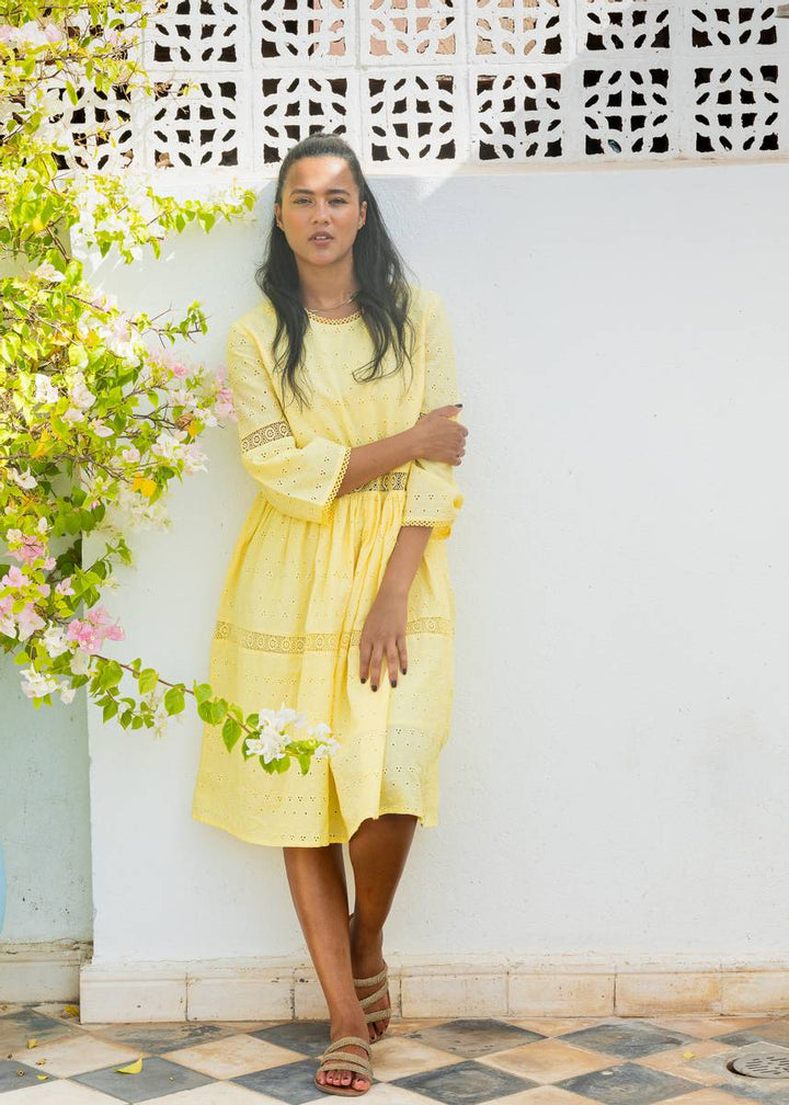 Siesta Dress Lemon | Kjoler | Smuk - Dameklær på nett