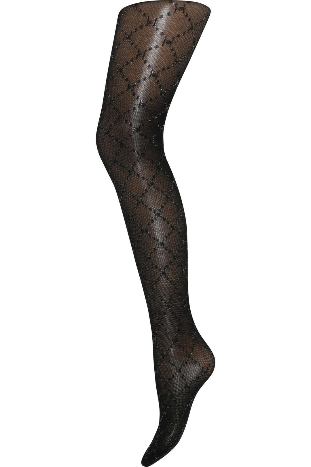 Tights logo Glitter Gray | Accessories | Smuk - Dameklær på nett