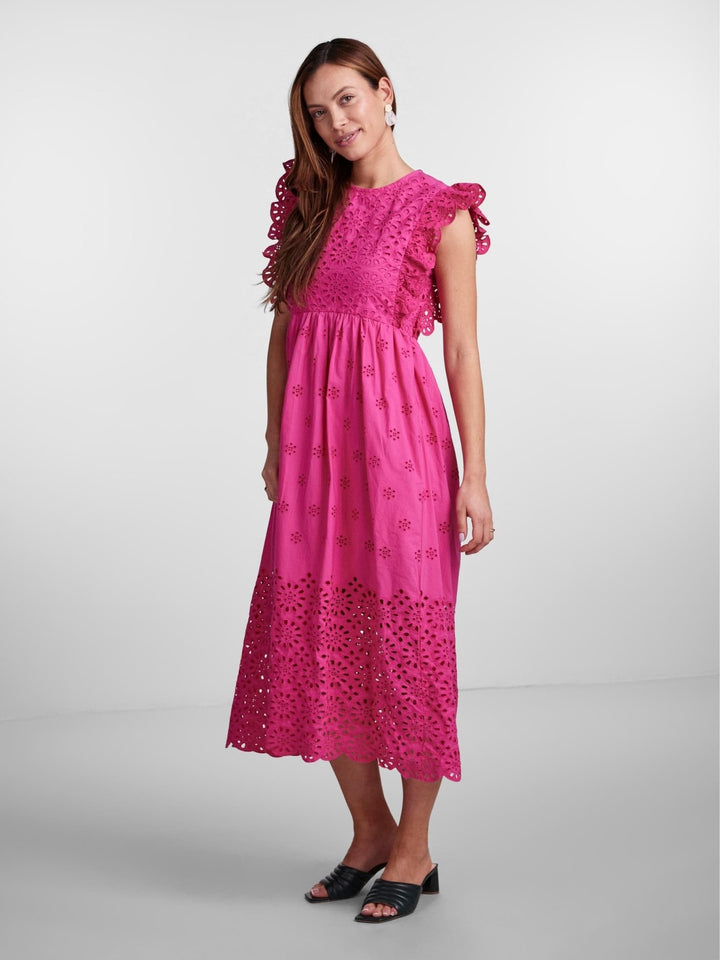 Yasfimla Sl Long Dress S. Fuchsia Purple | Kjoler | Smuk - Dameklær på nett